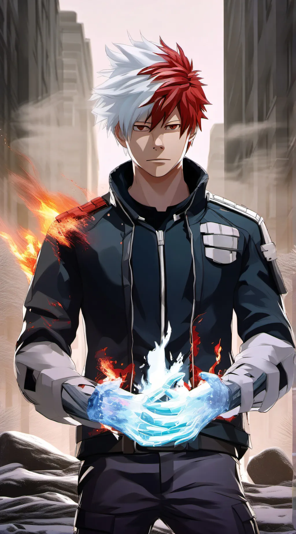 ai character: Todoroki background