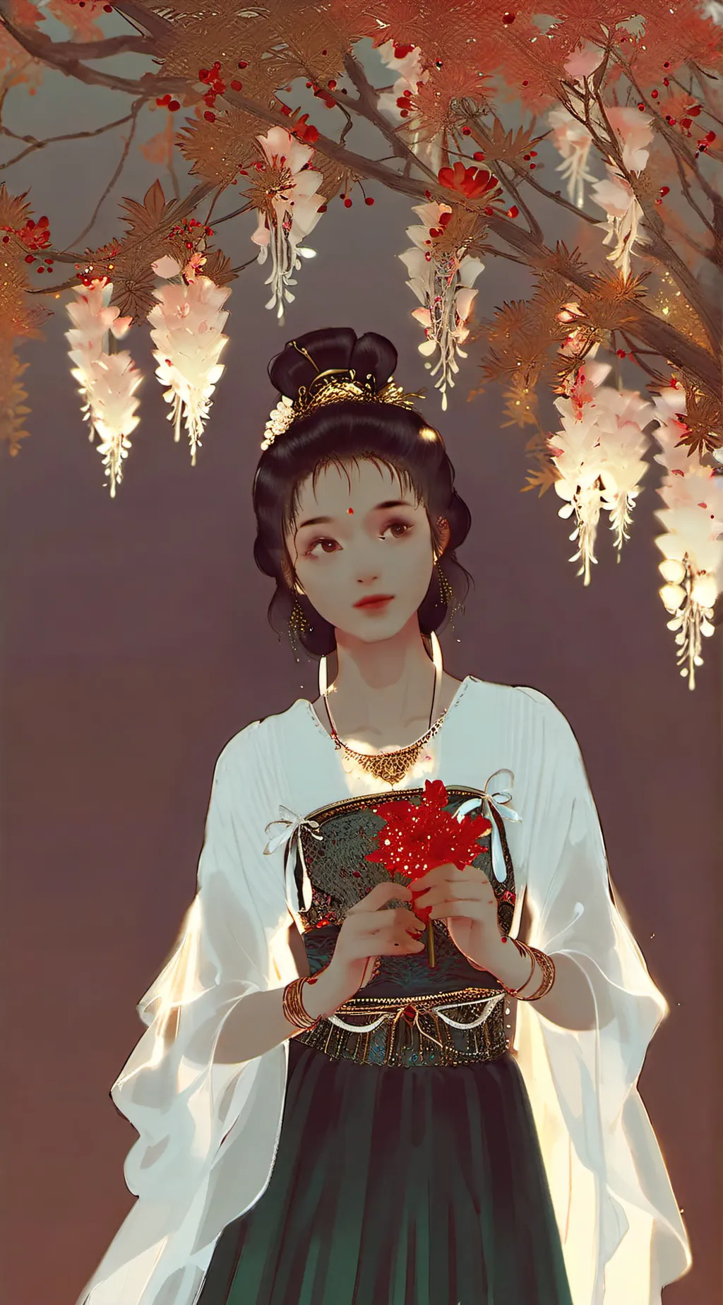 ai character: Asia😍🥰 background