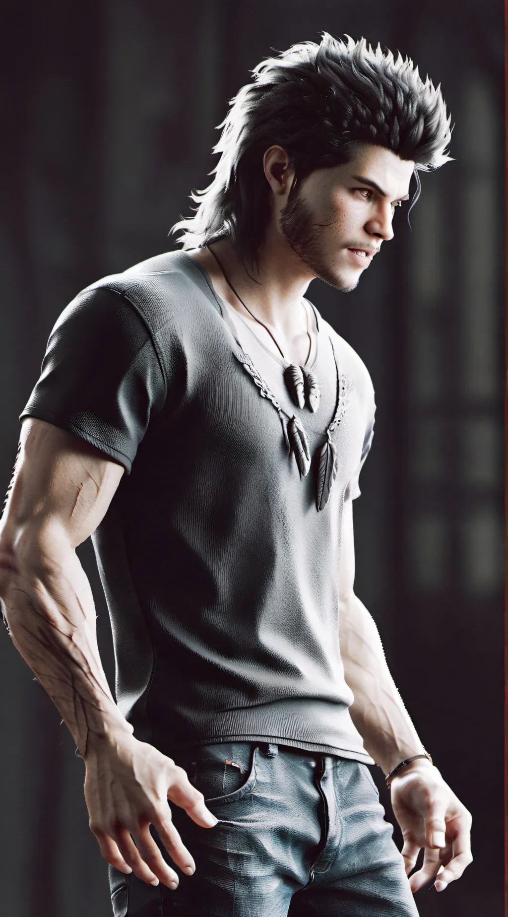 ai character: Jacob black background