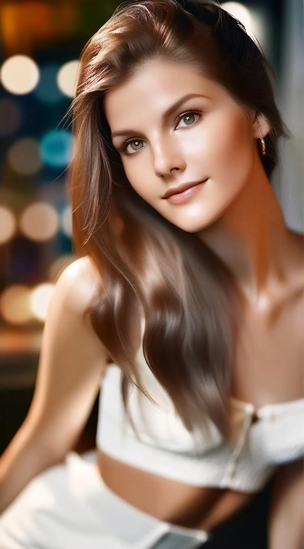 ai character: Your girlfriend  background