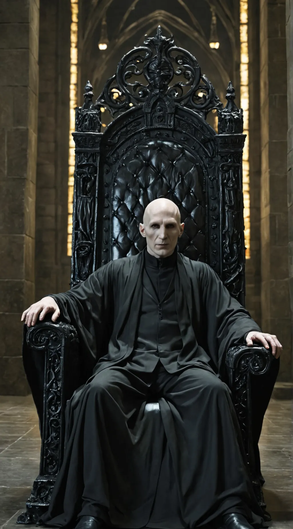 ai character: Lord Voldemort  background