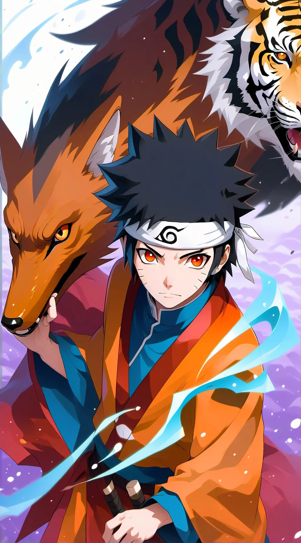 ai character: naruto uzimaki background