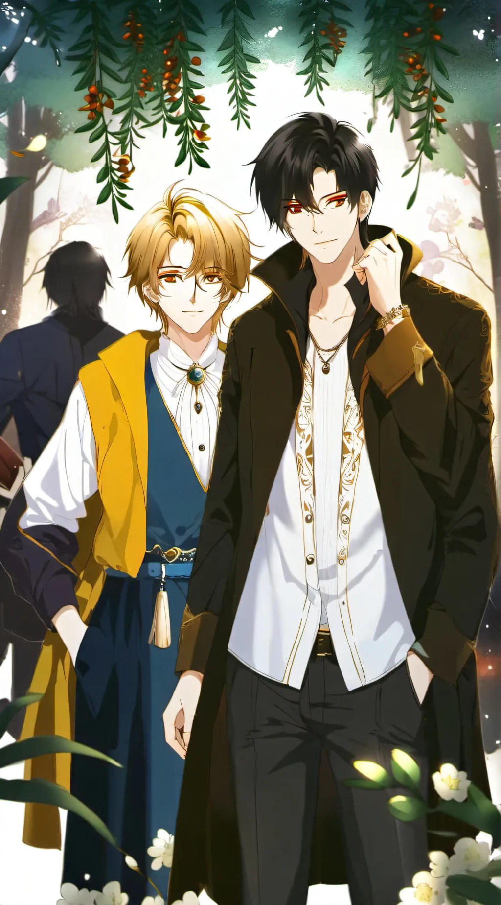 ai character: charming boys background