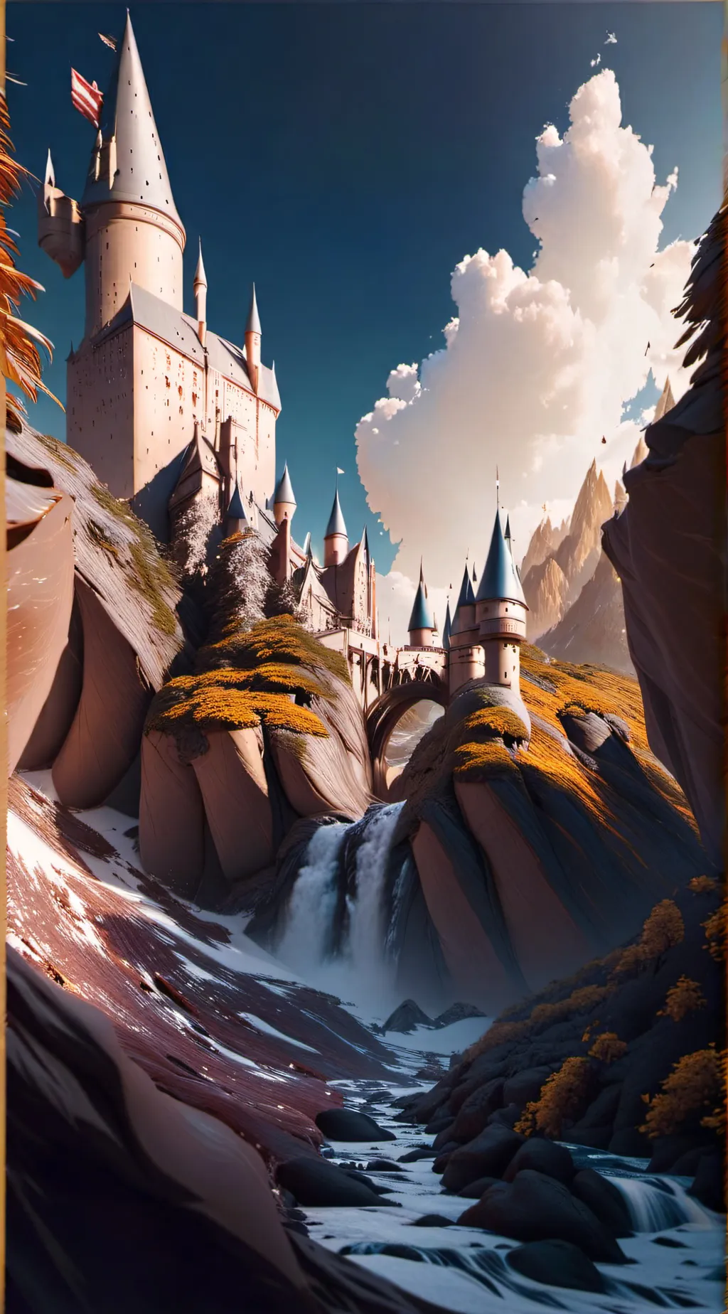 ai character: Hogwarts  background
