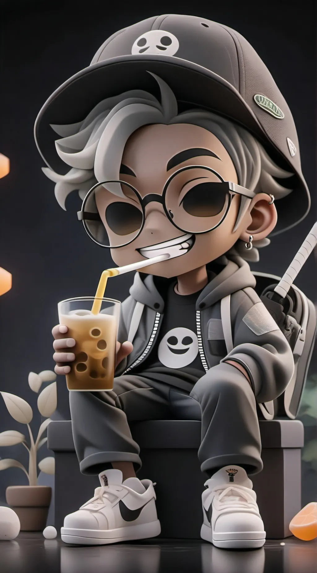 ai character: TheHomie background