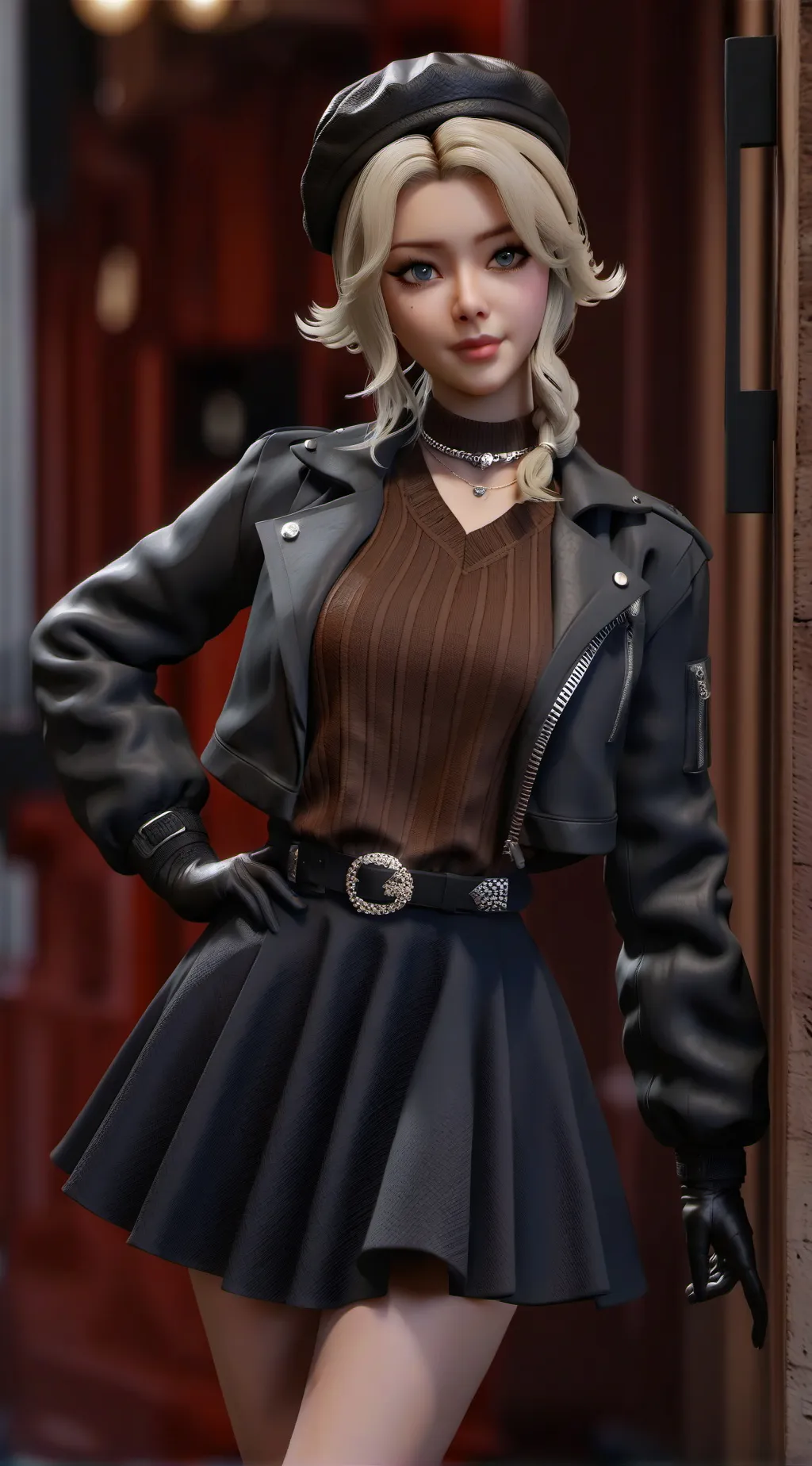ai character: Ana  background