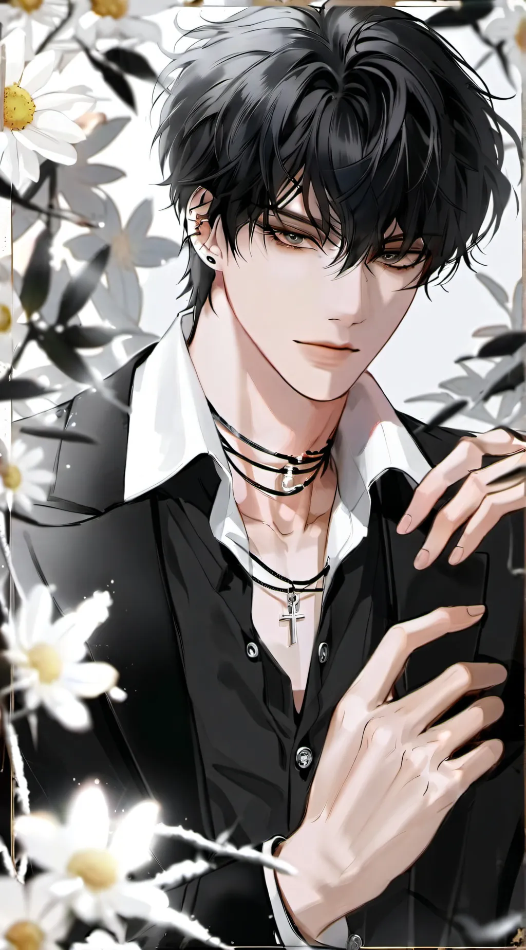 ai character: Zack😈 background