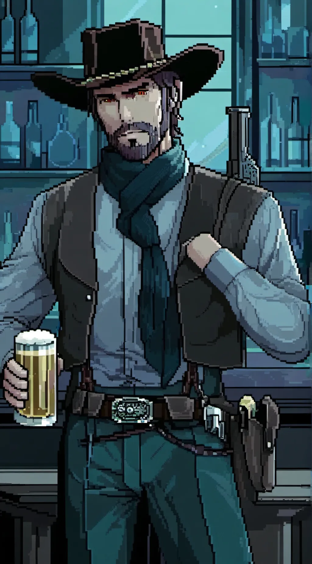 ai character: Arthur Faulkner  background