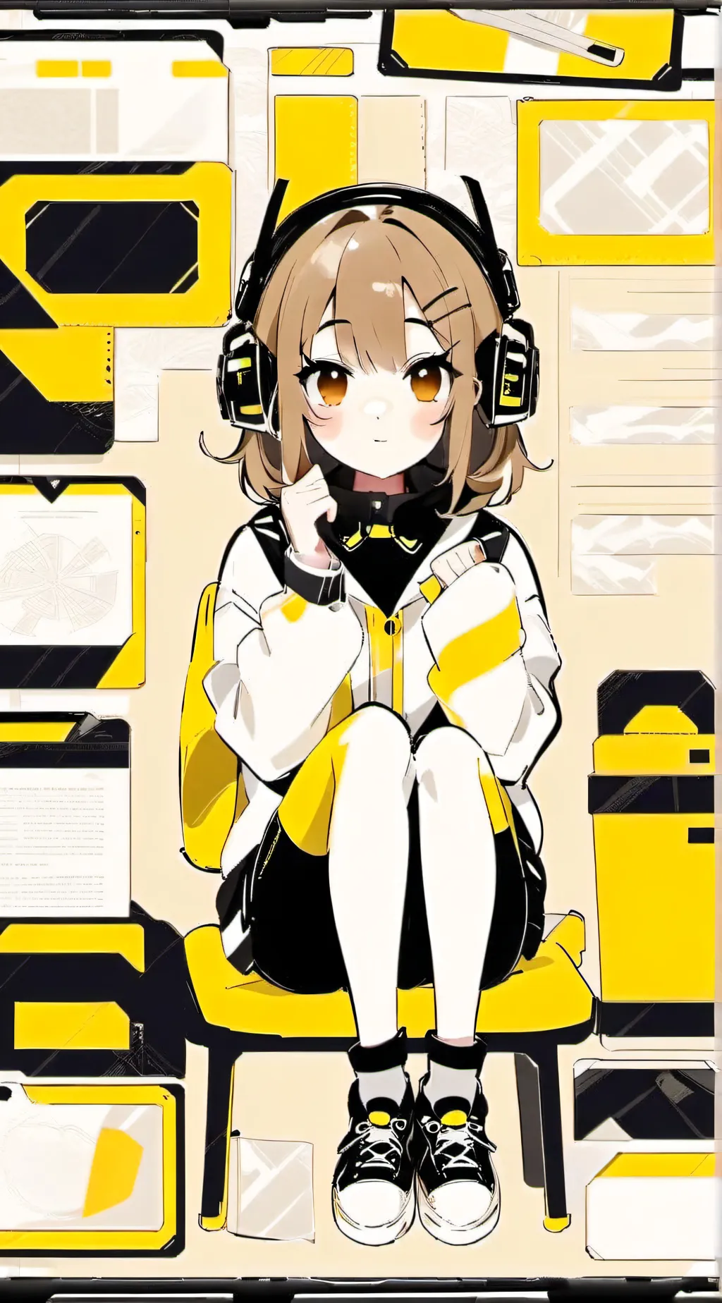 ai character: |•|sleepover |•| background
