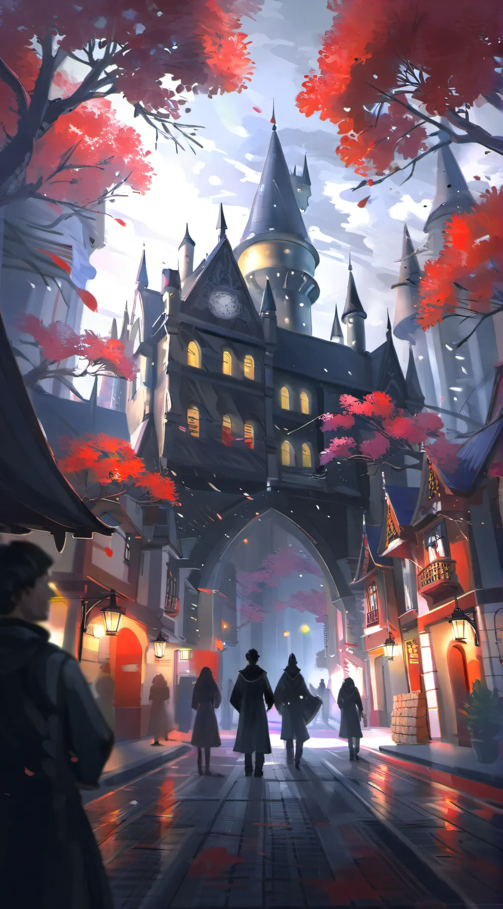 ai character: Hogwarts (2)  background