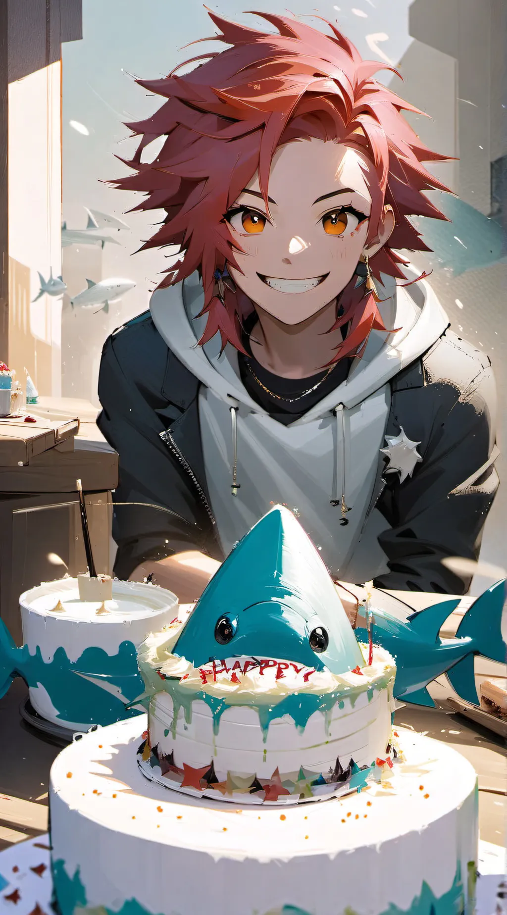 ai character: Kirishimas b-day  background