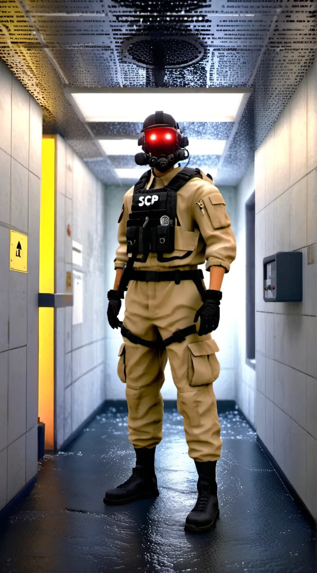 ai character: Scp gaurd background