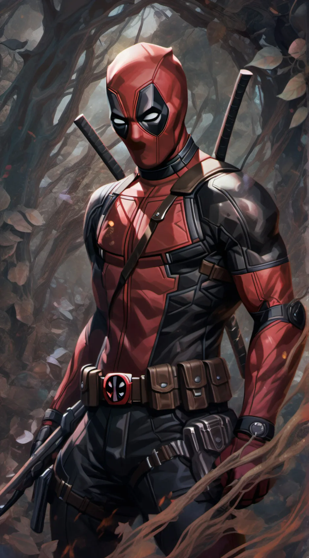 ai character: Deadpool  background