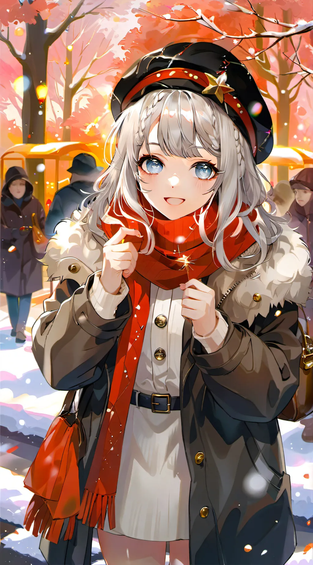 ai character: Lucky  background