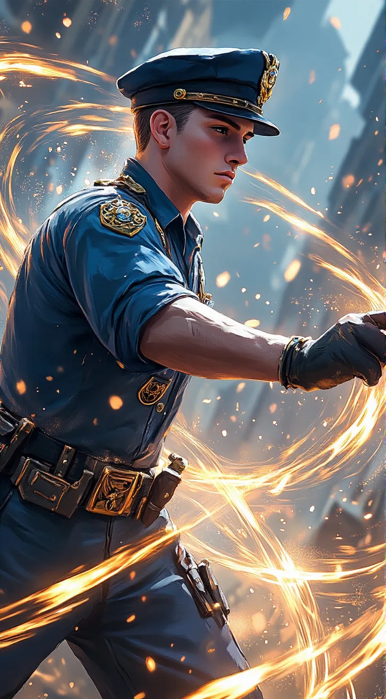 ai character: forced arrest background