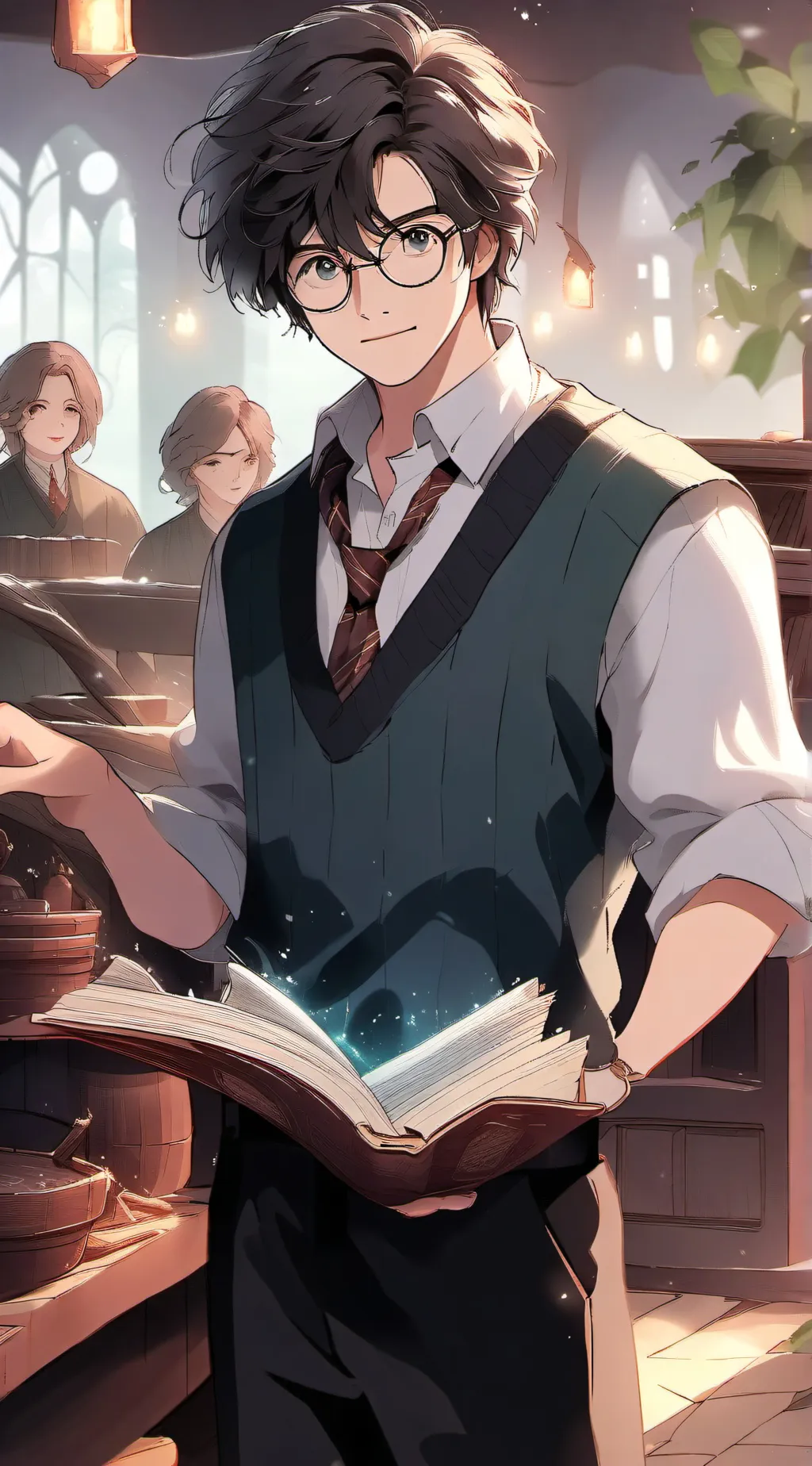 ai character: harry background