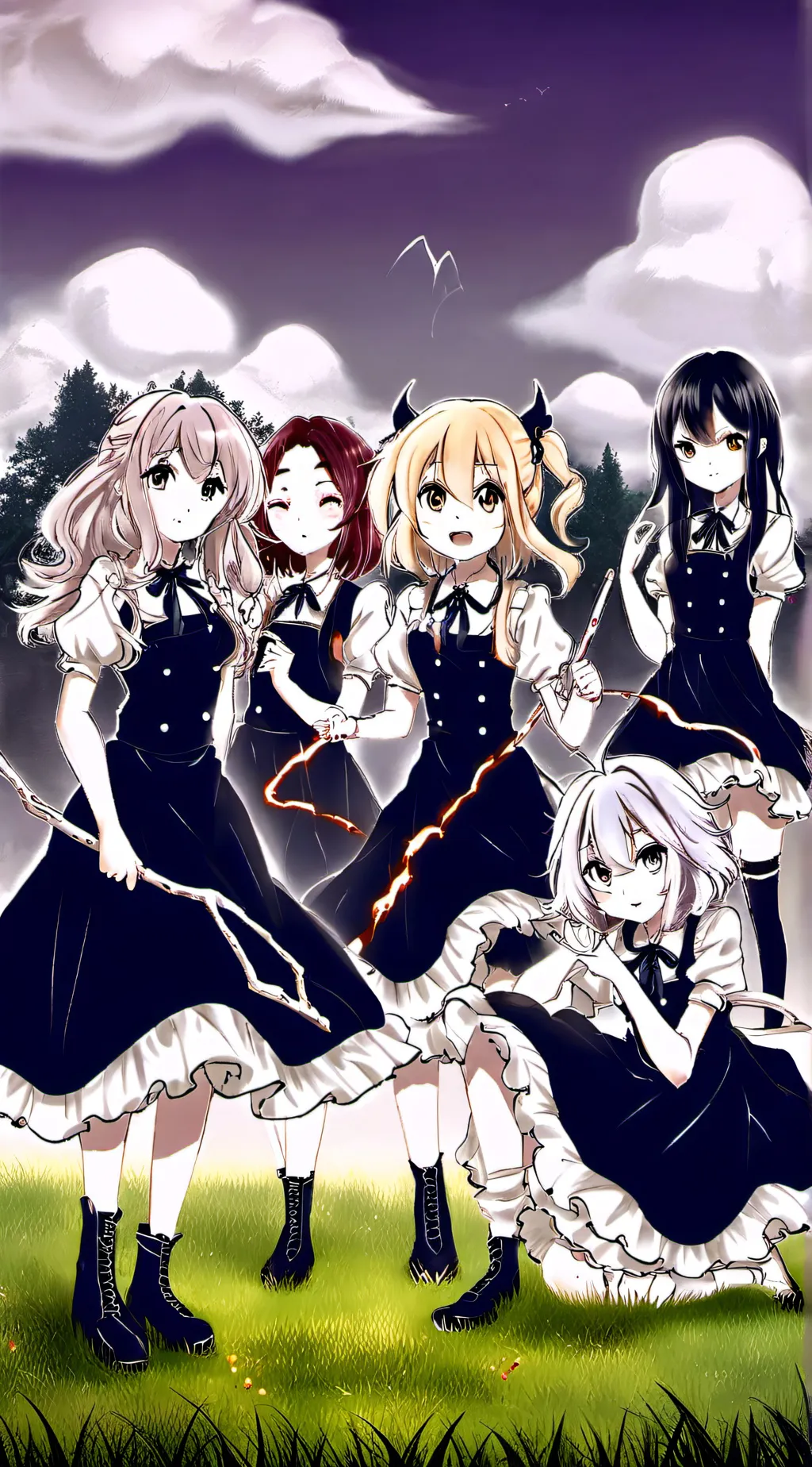 ai character: Sinister sisters background