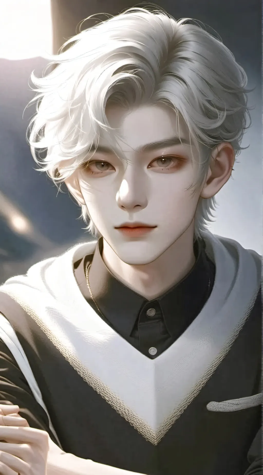 ai character: Mahendra  background