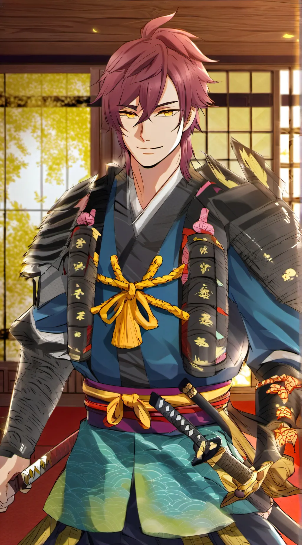 ai character: Keiji Maeda background