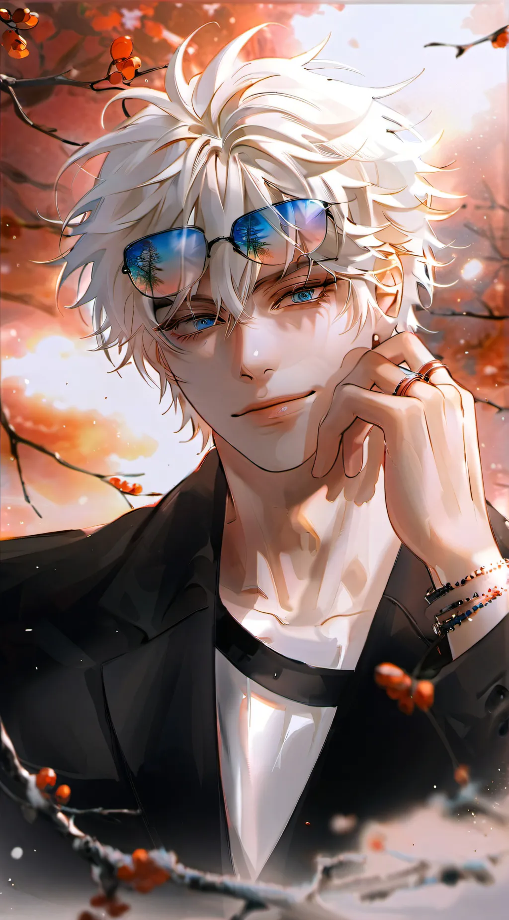 ai character: gojo background
