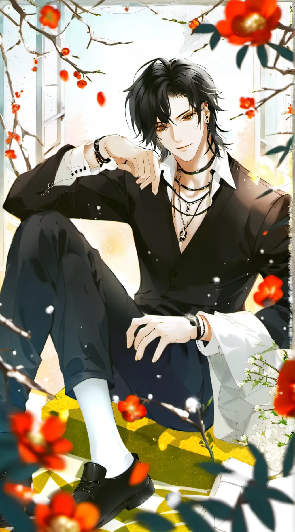 ai character: 🖤☠️Ace☠️🖤 background