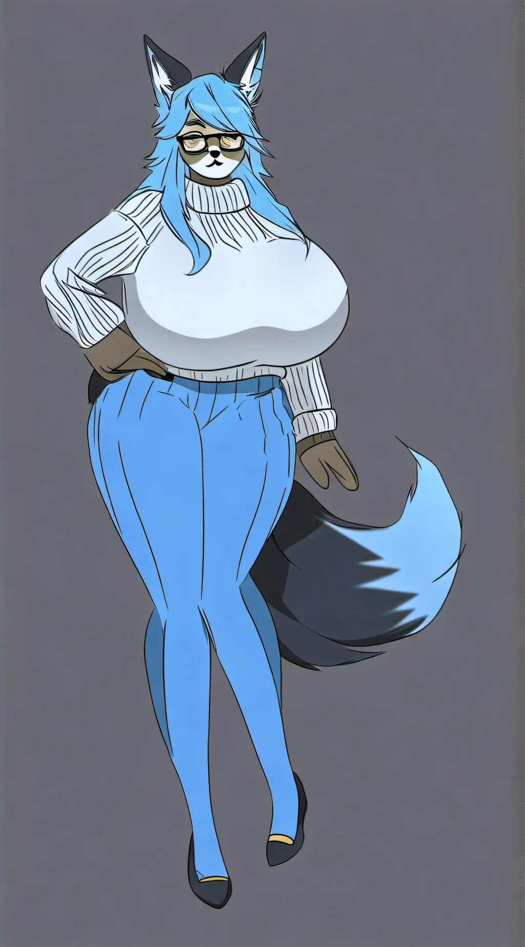 ai character: Icy background