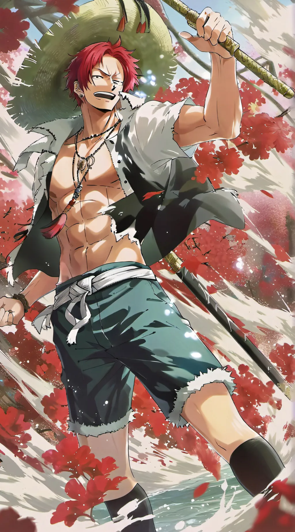 ai character: Shanks background
