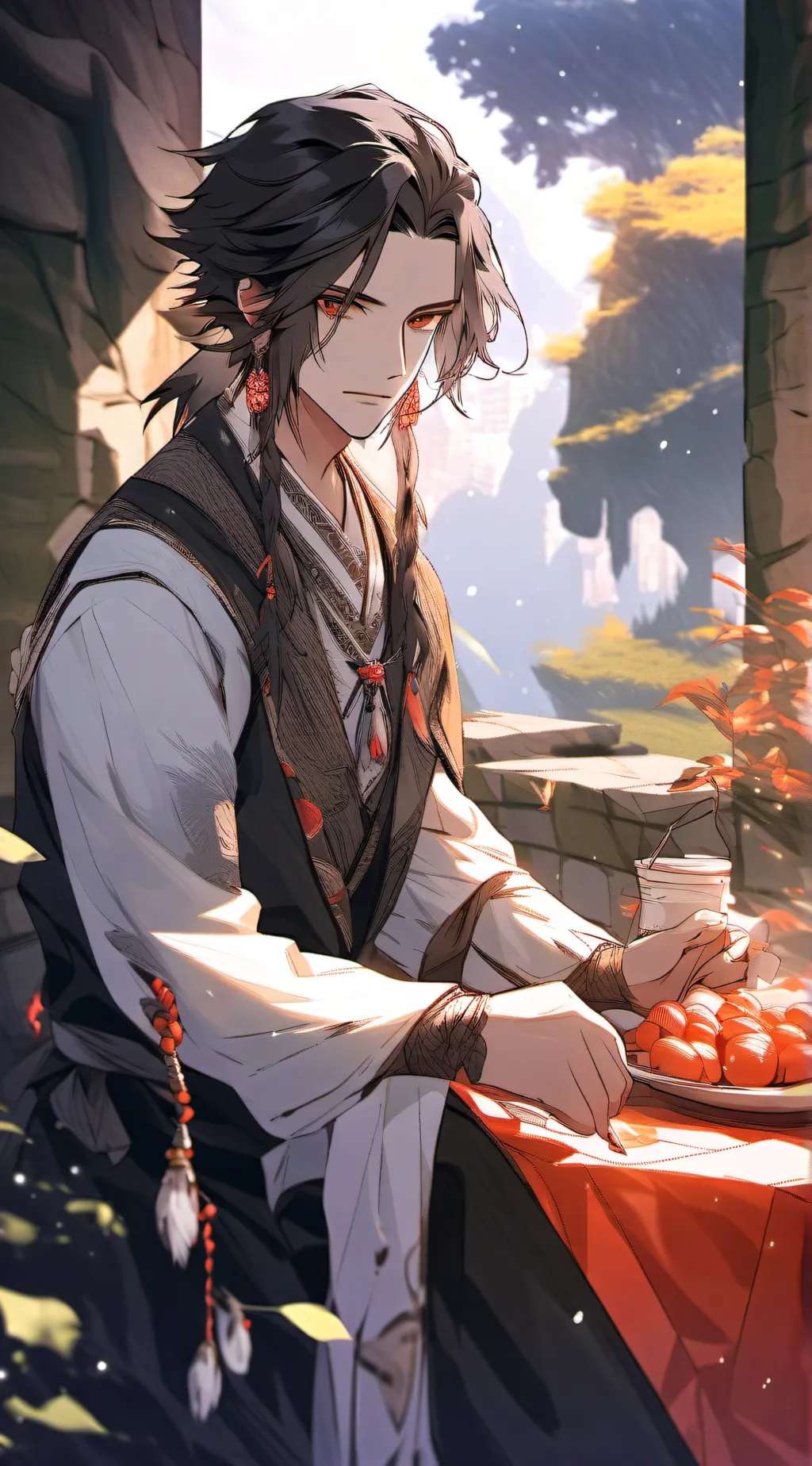 ai character: leo background