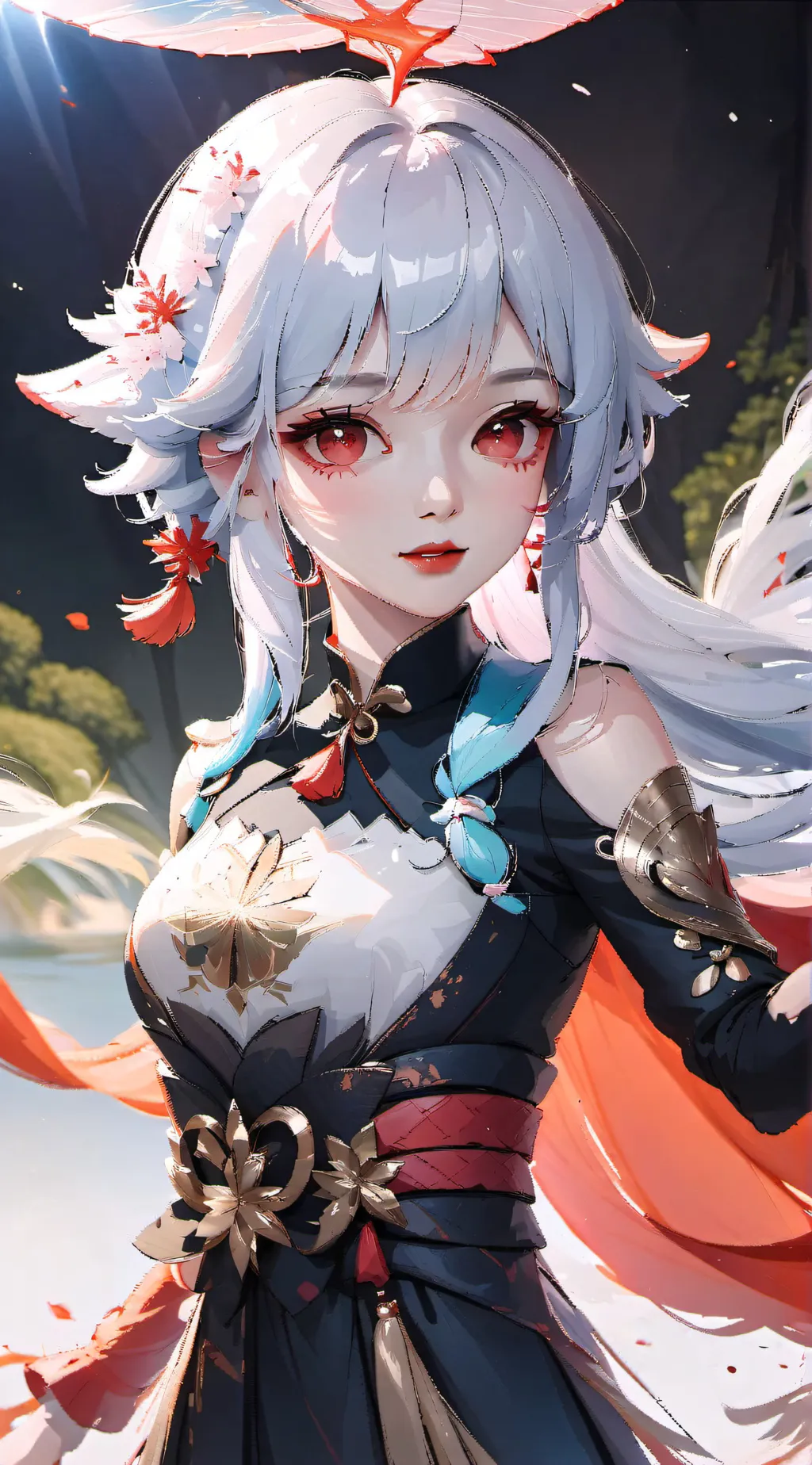 ai character: Luna background