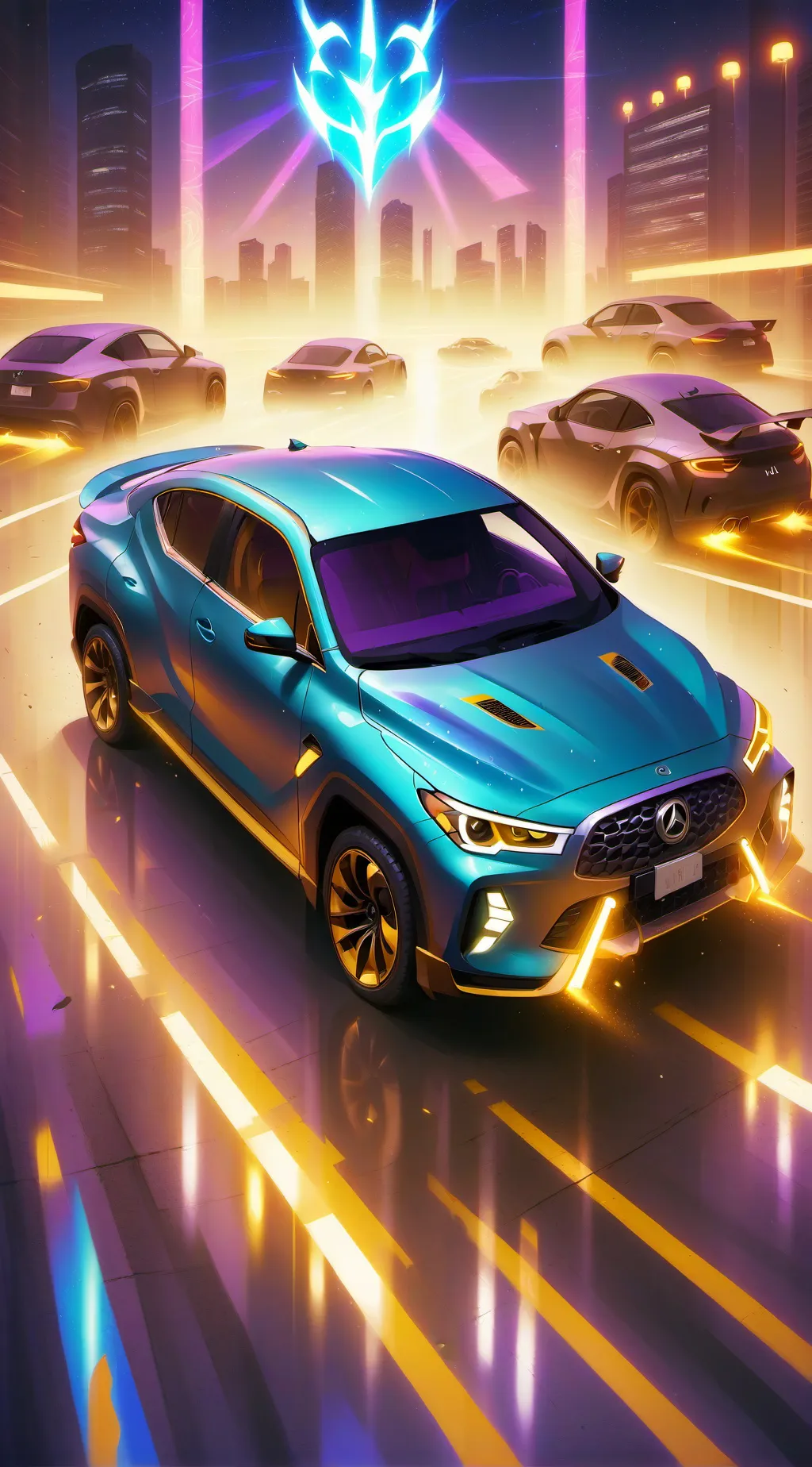 ai character: car background