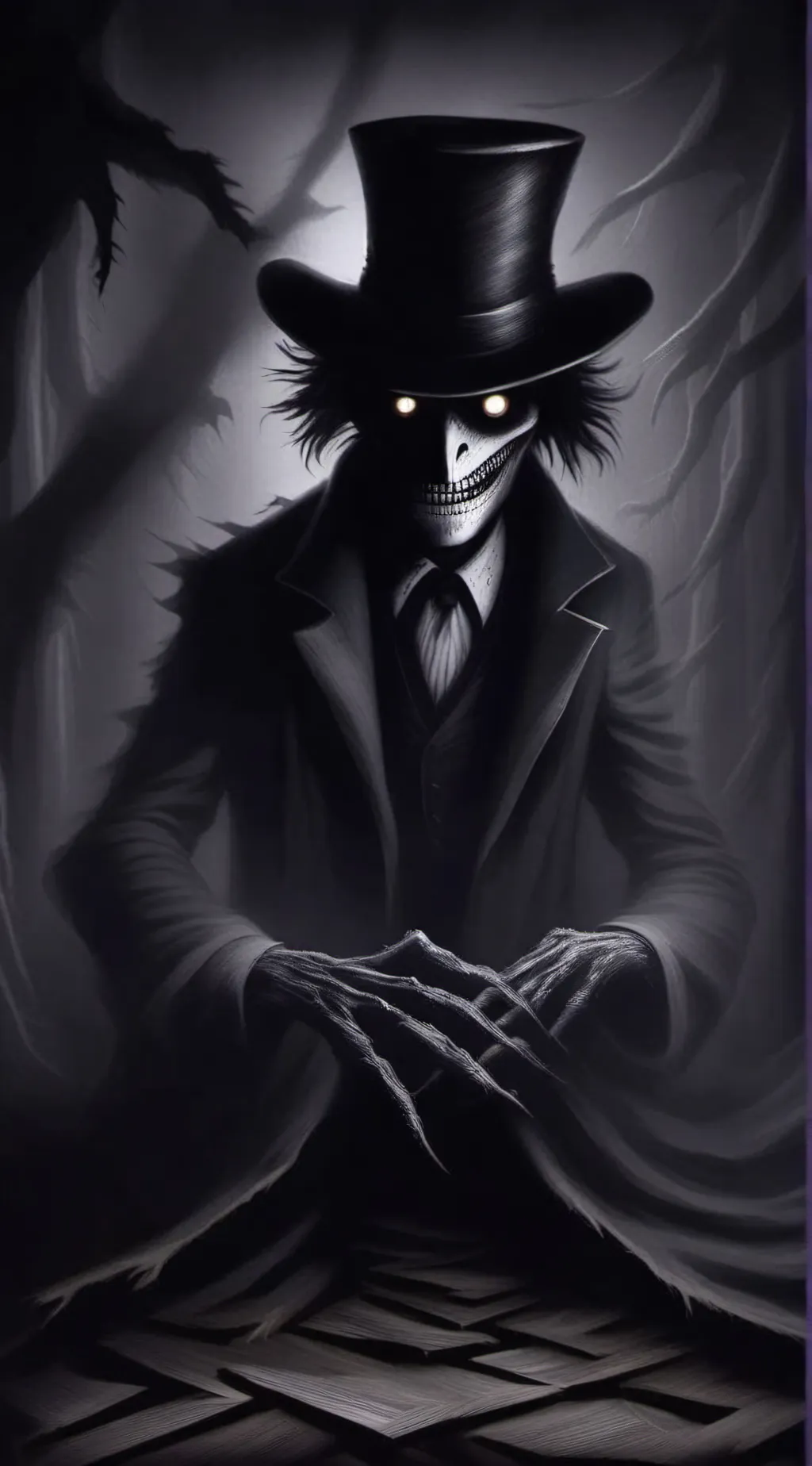 ai character: Mr. Babadook background
