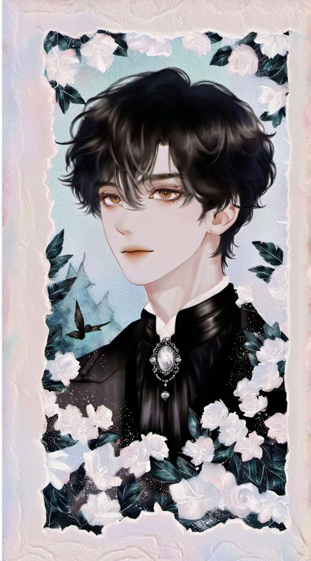 ai character: ꧁isaac꧂ background