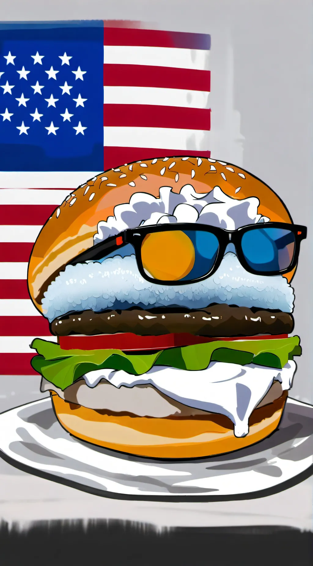 ai character: America country  background