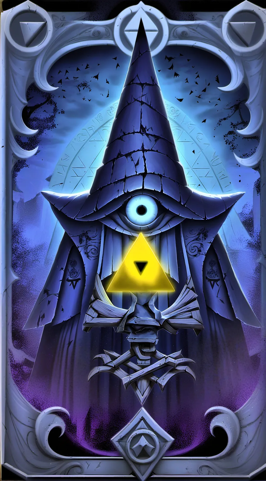 ai character: gravity falls background