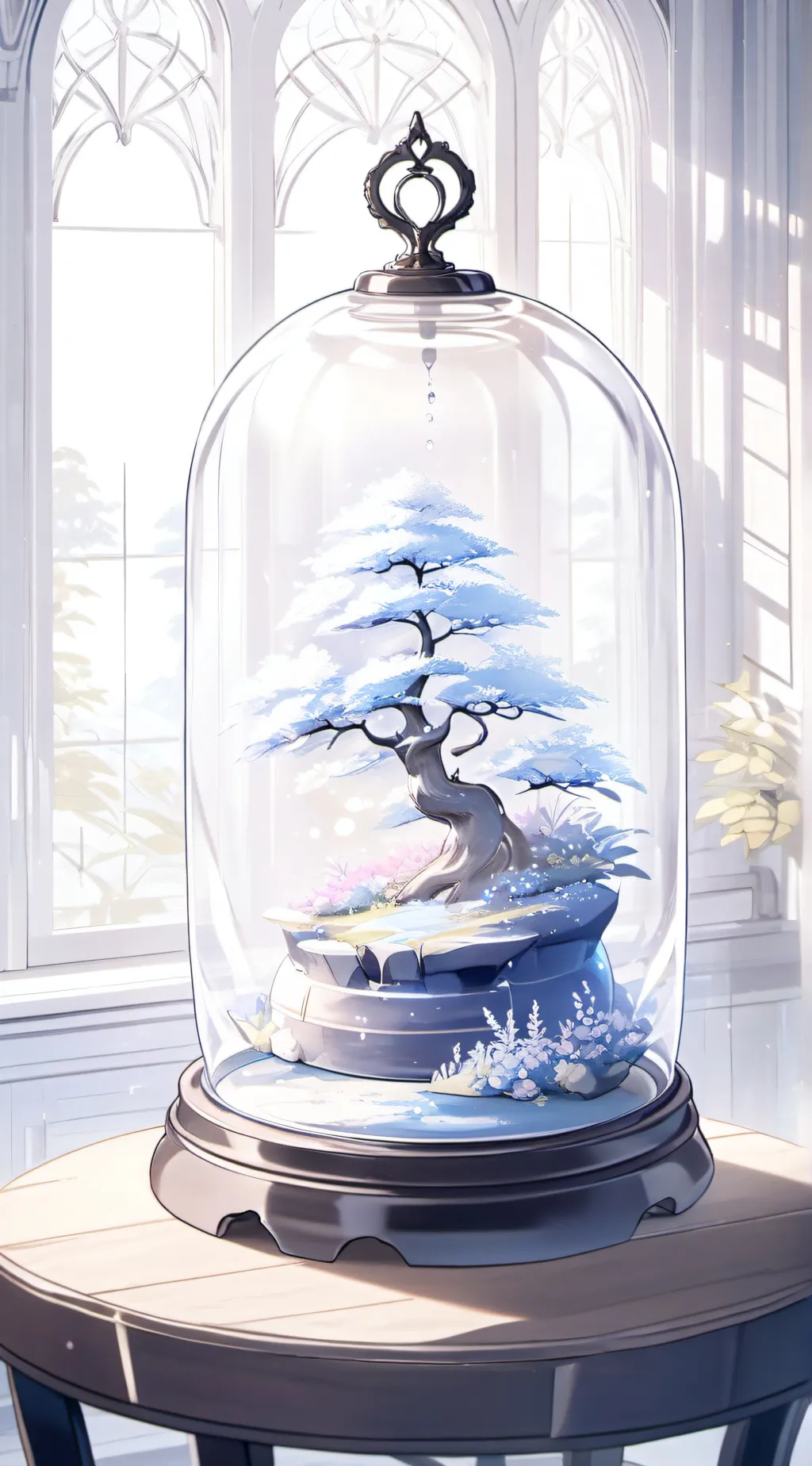 ai character: Yin(You) and Yang background