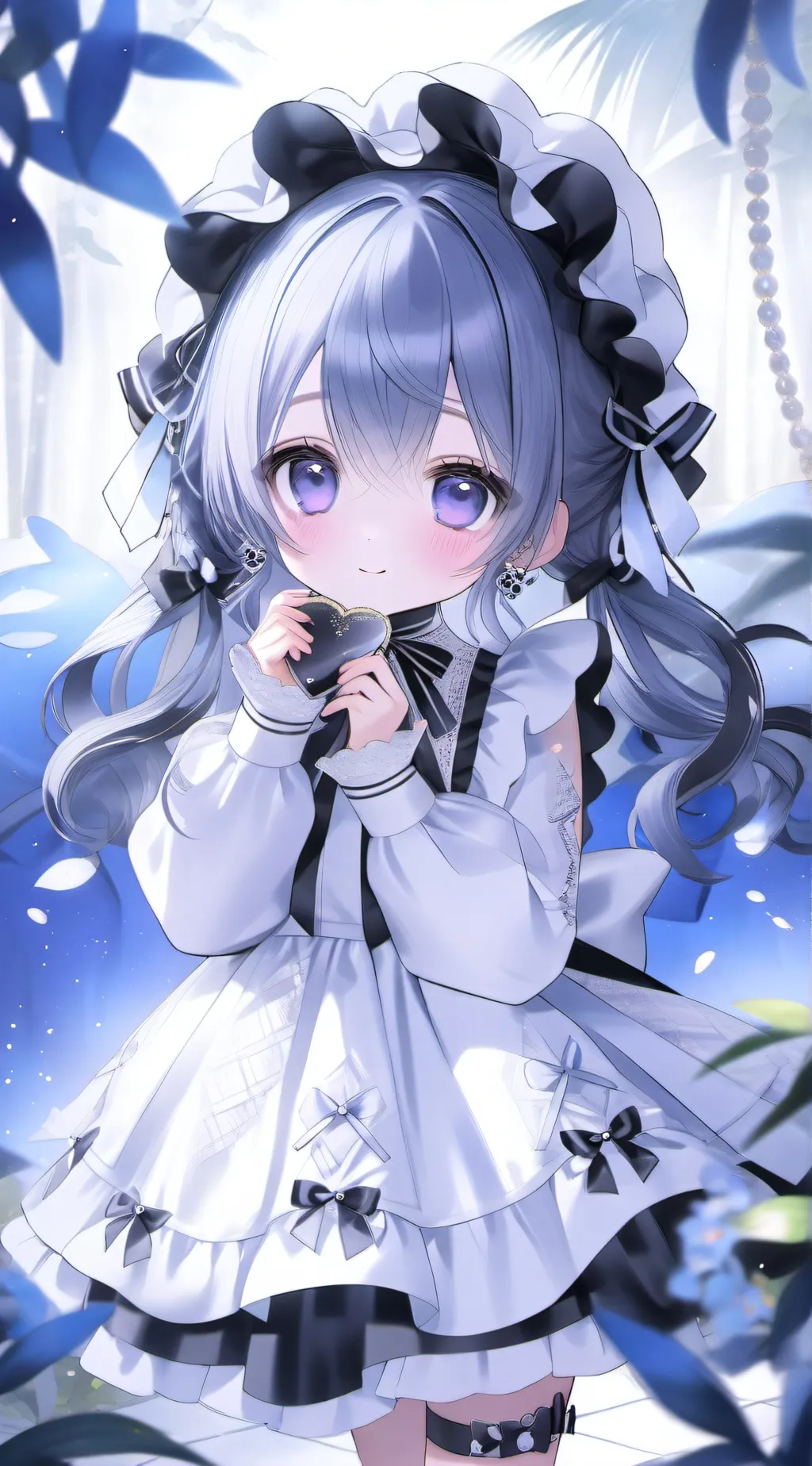 ai character: Ice background
