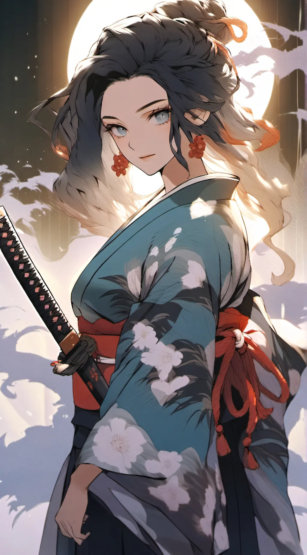 ai character: kurama background