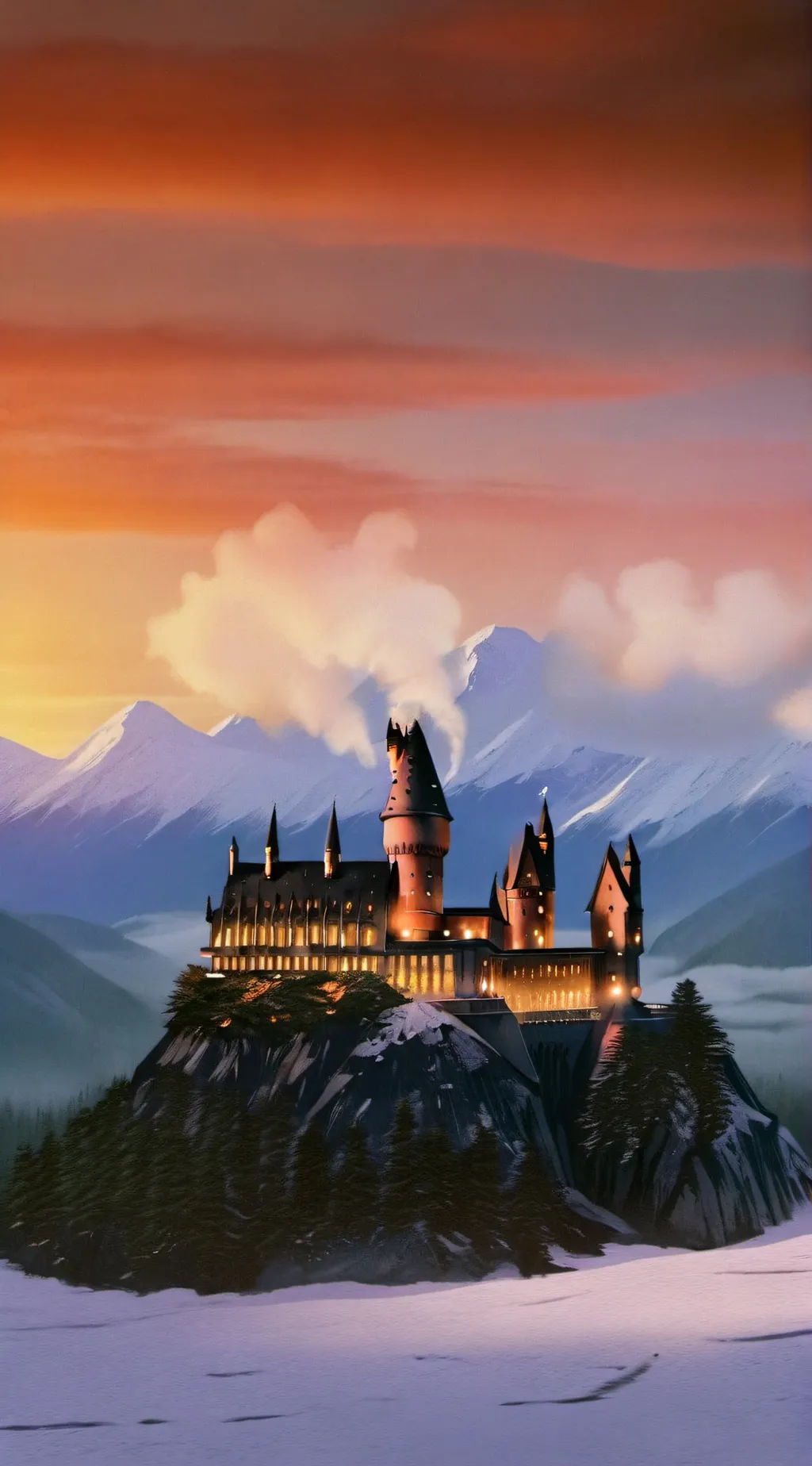 ai character: Hogwarts ￼🥰😍 background