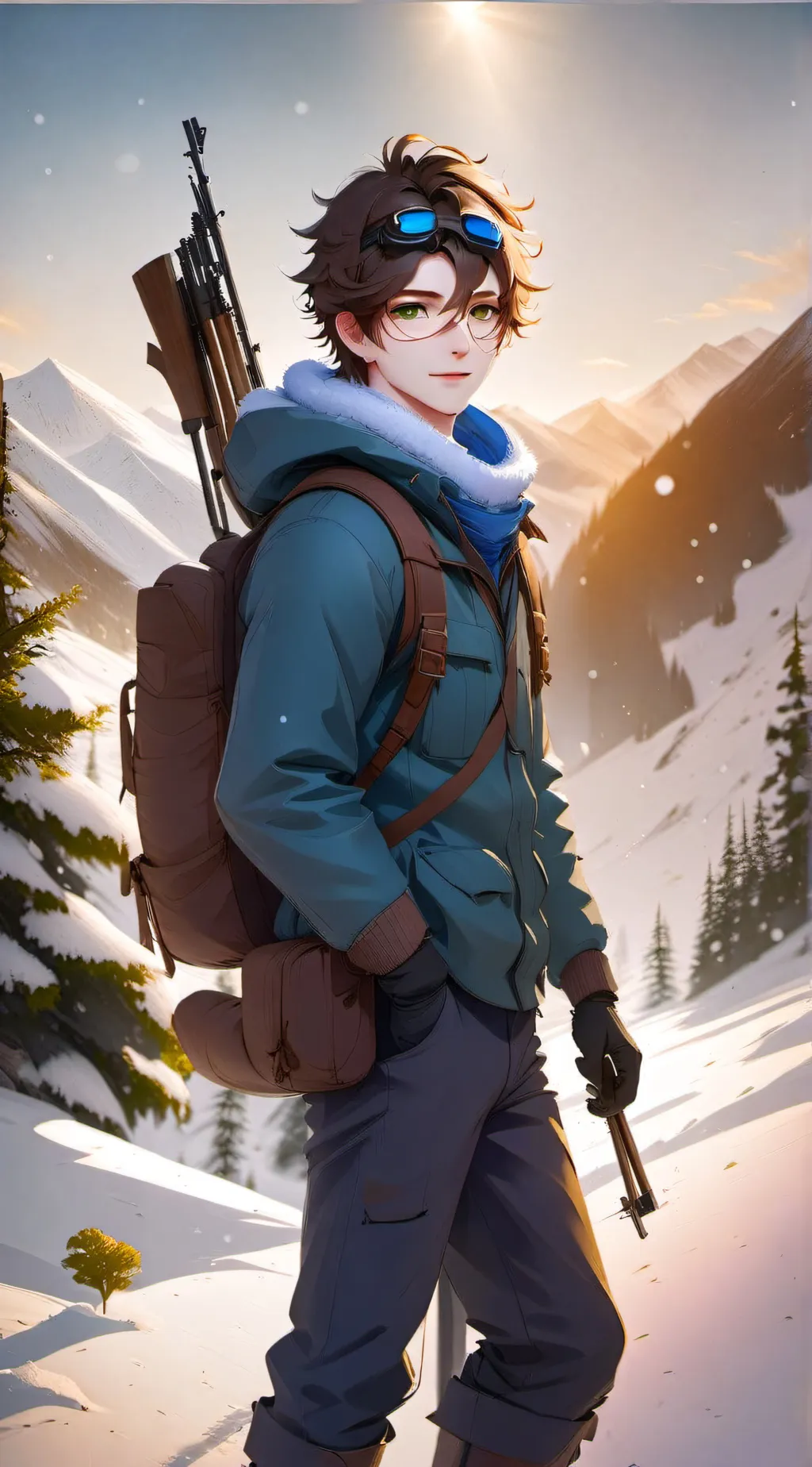 ai character: Mark  background