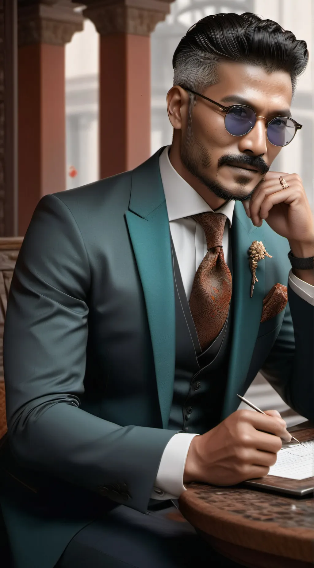 ai character: e background