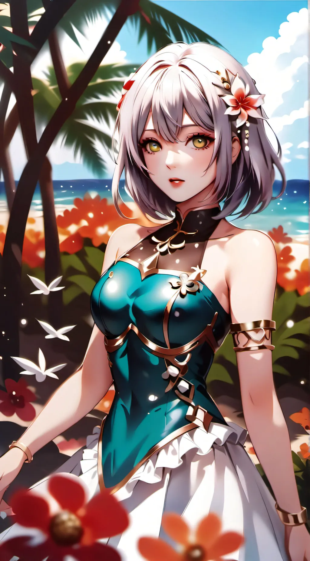 ai character: Luna background