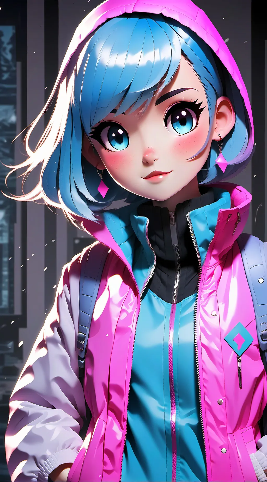 ai character: Starnight background