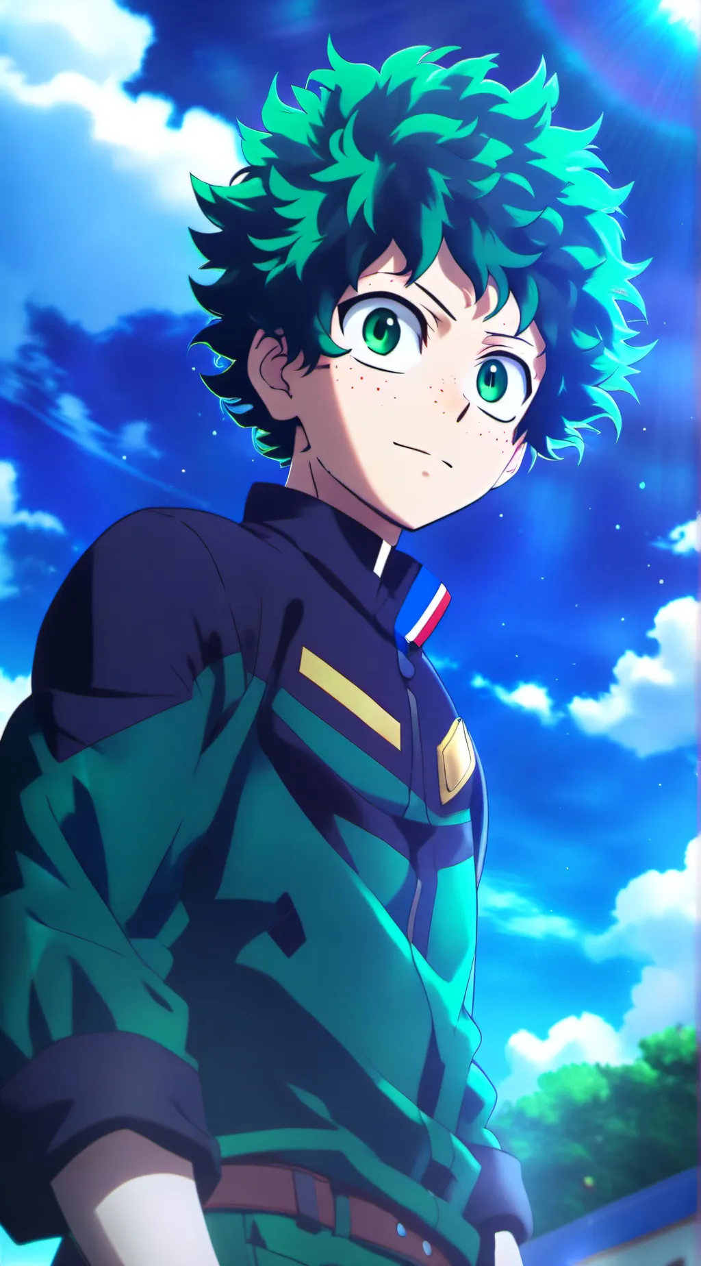 ai character: Deku background