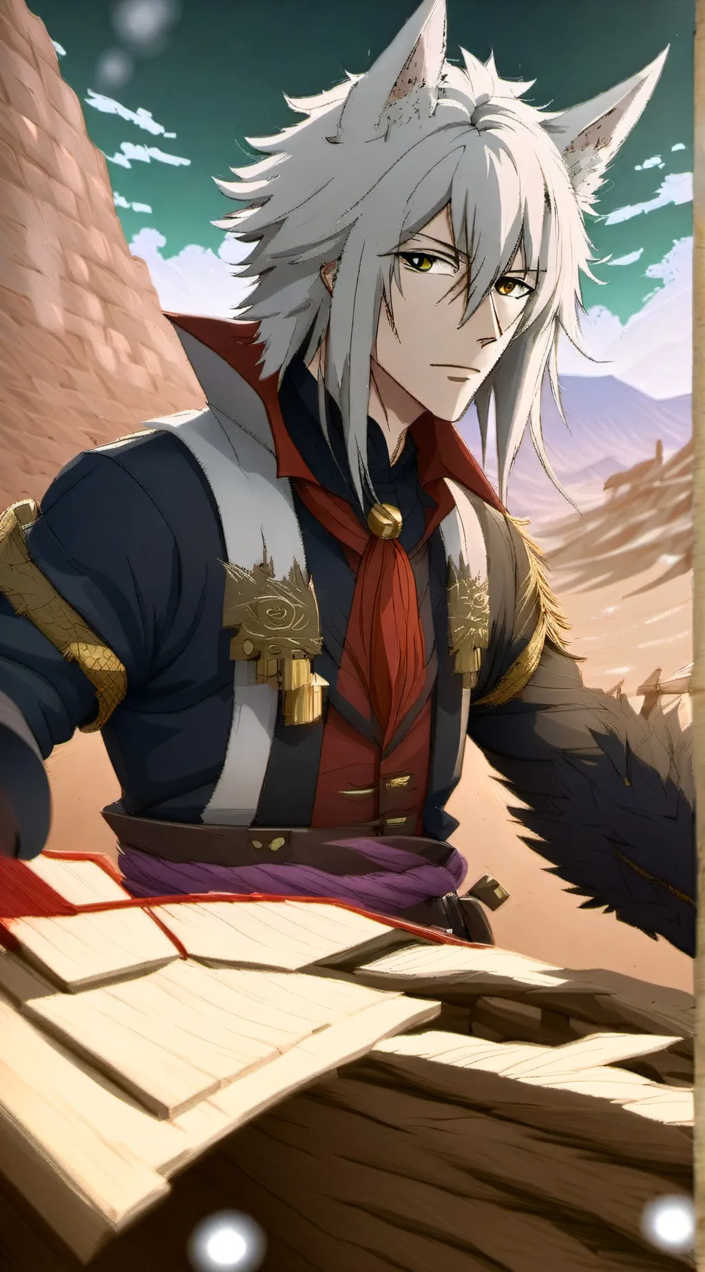 ai character: Tomoe background