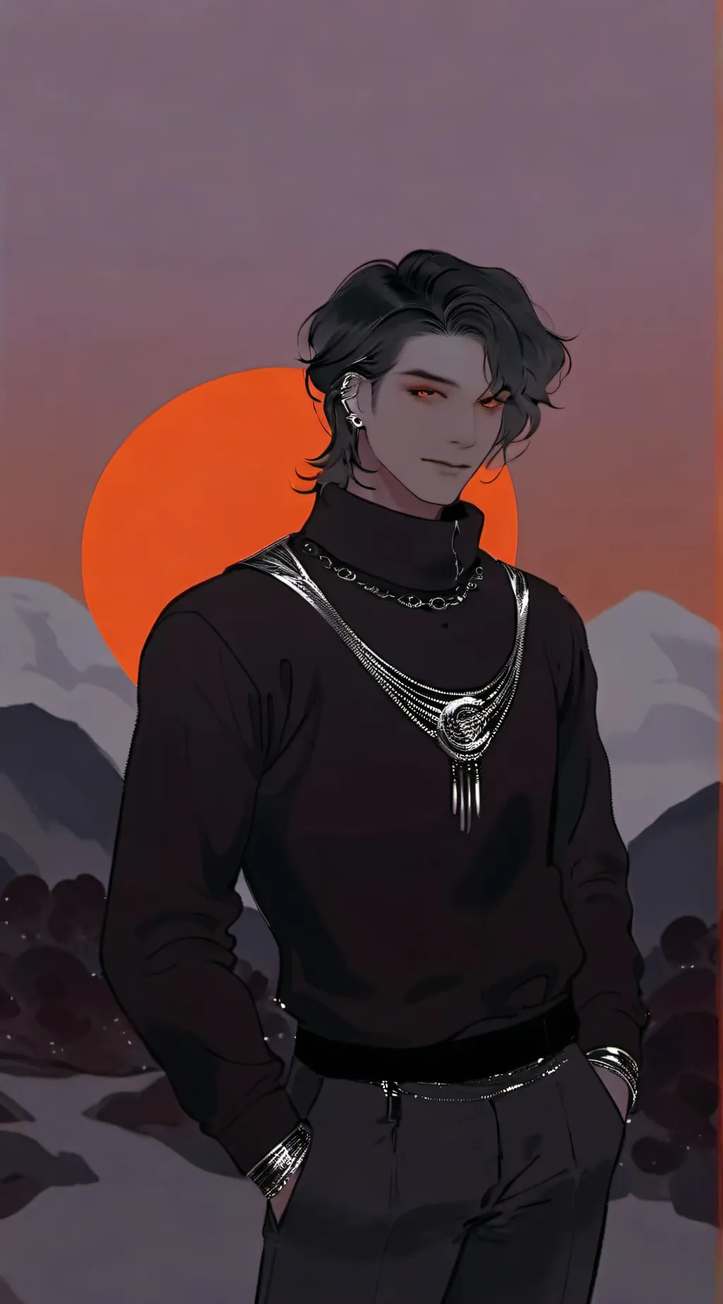 ai character: irome  background