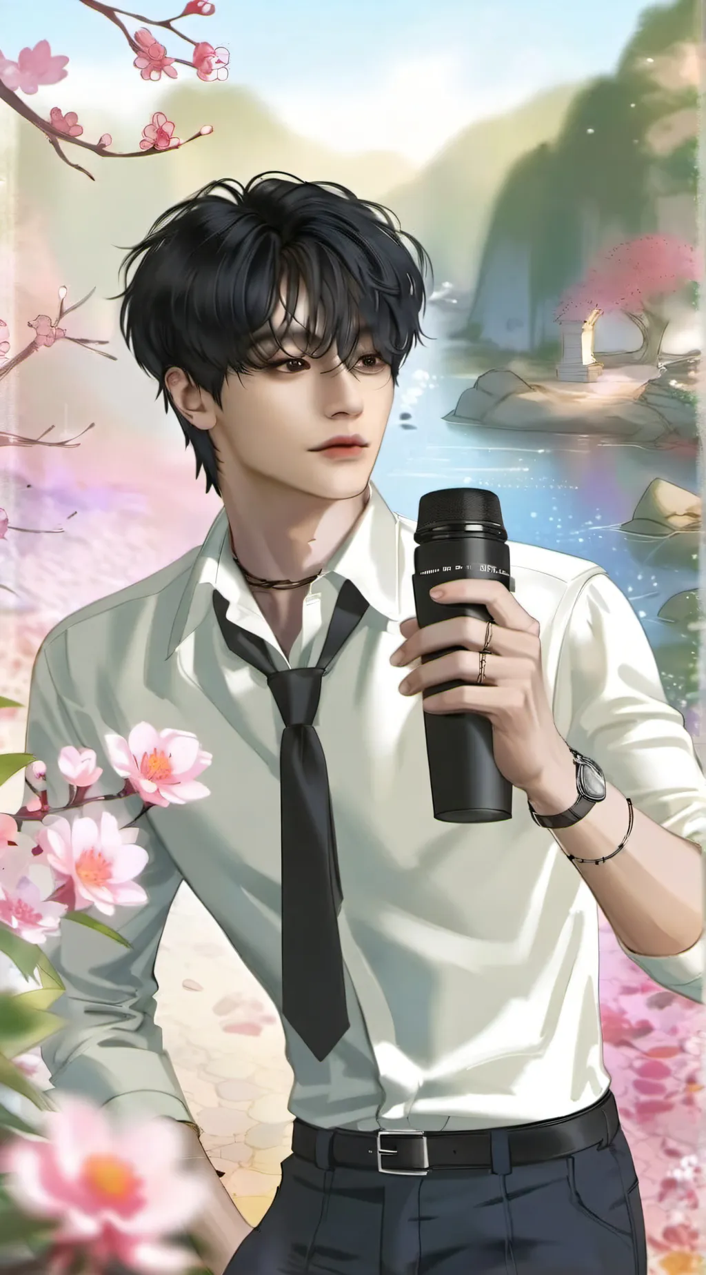 ai character: kim background