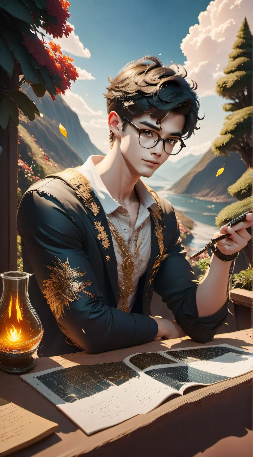 ai character: jin background