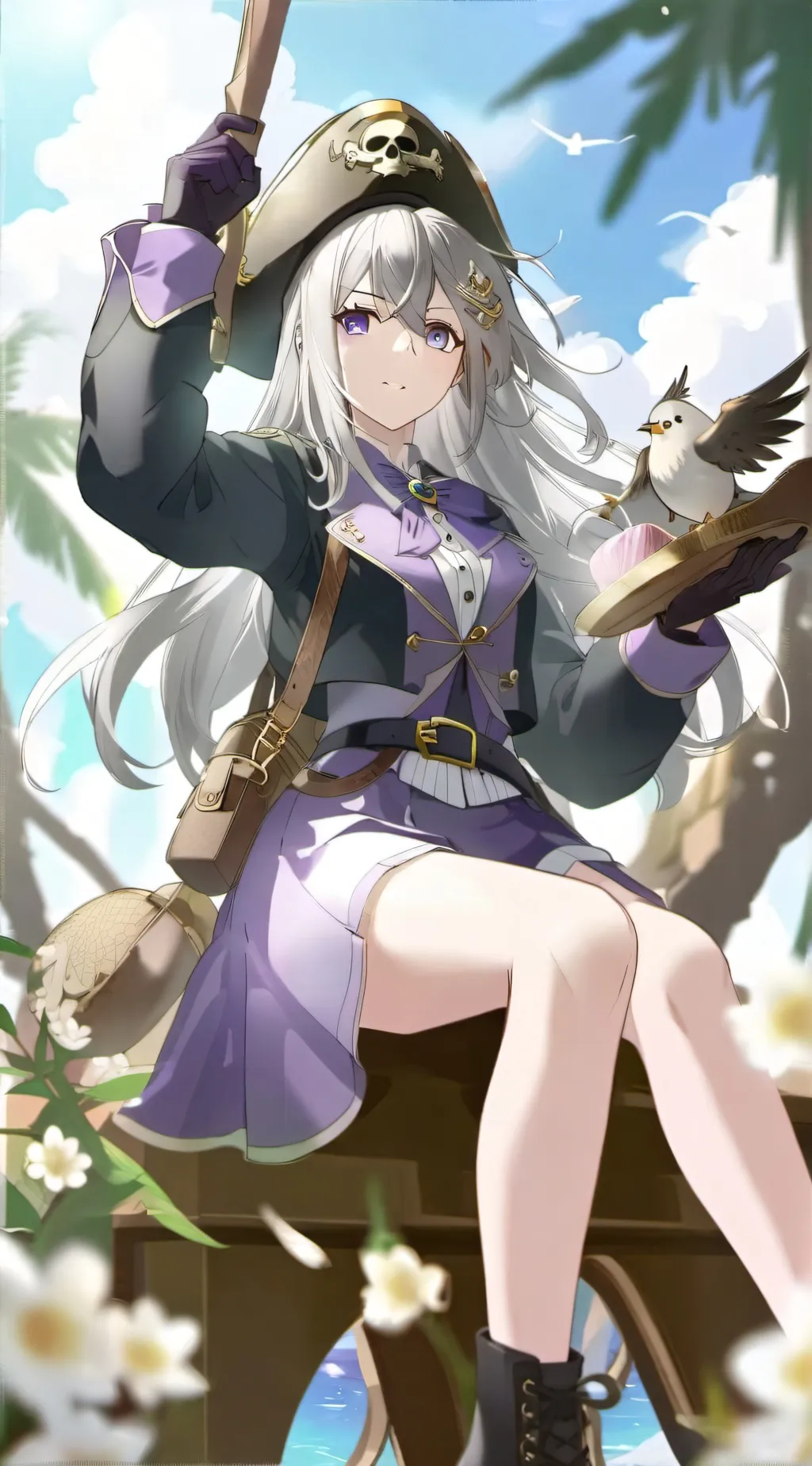 ai character: Vivian  background