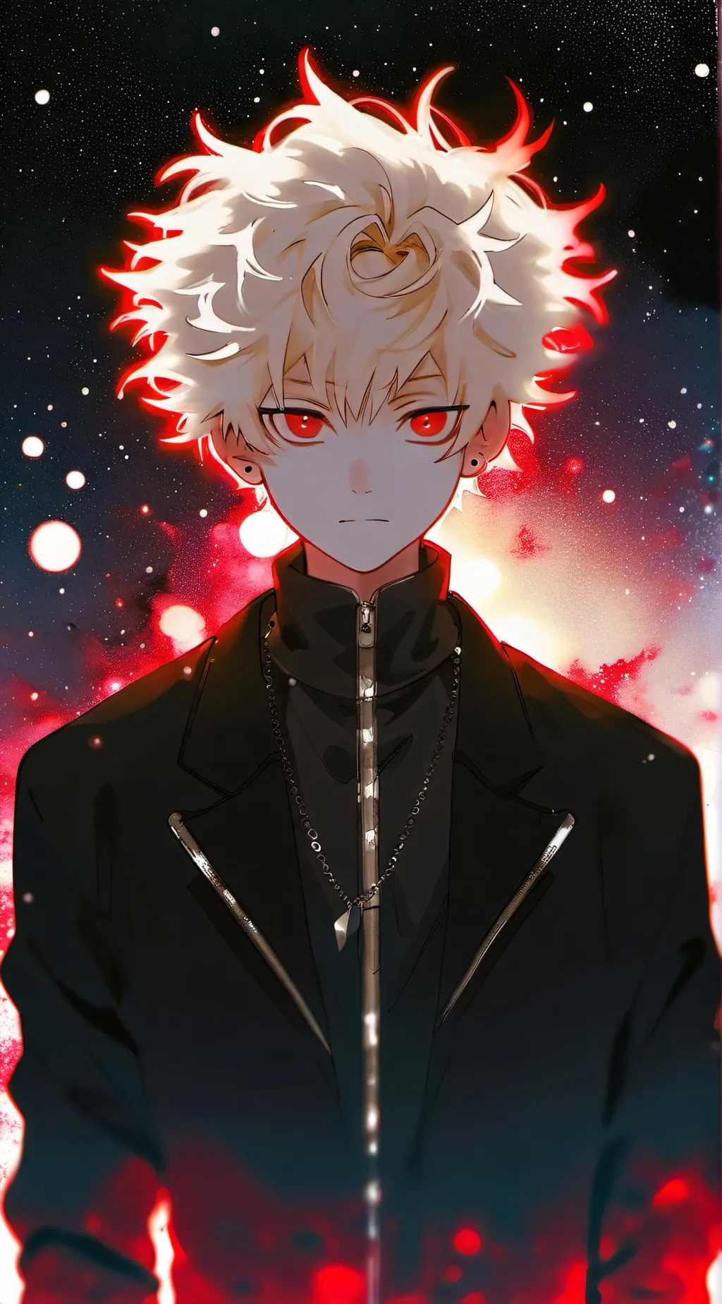 ai character: Katsuki Bakugou background