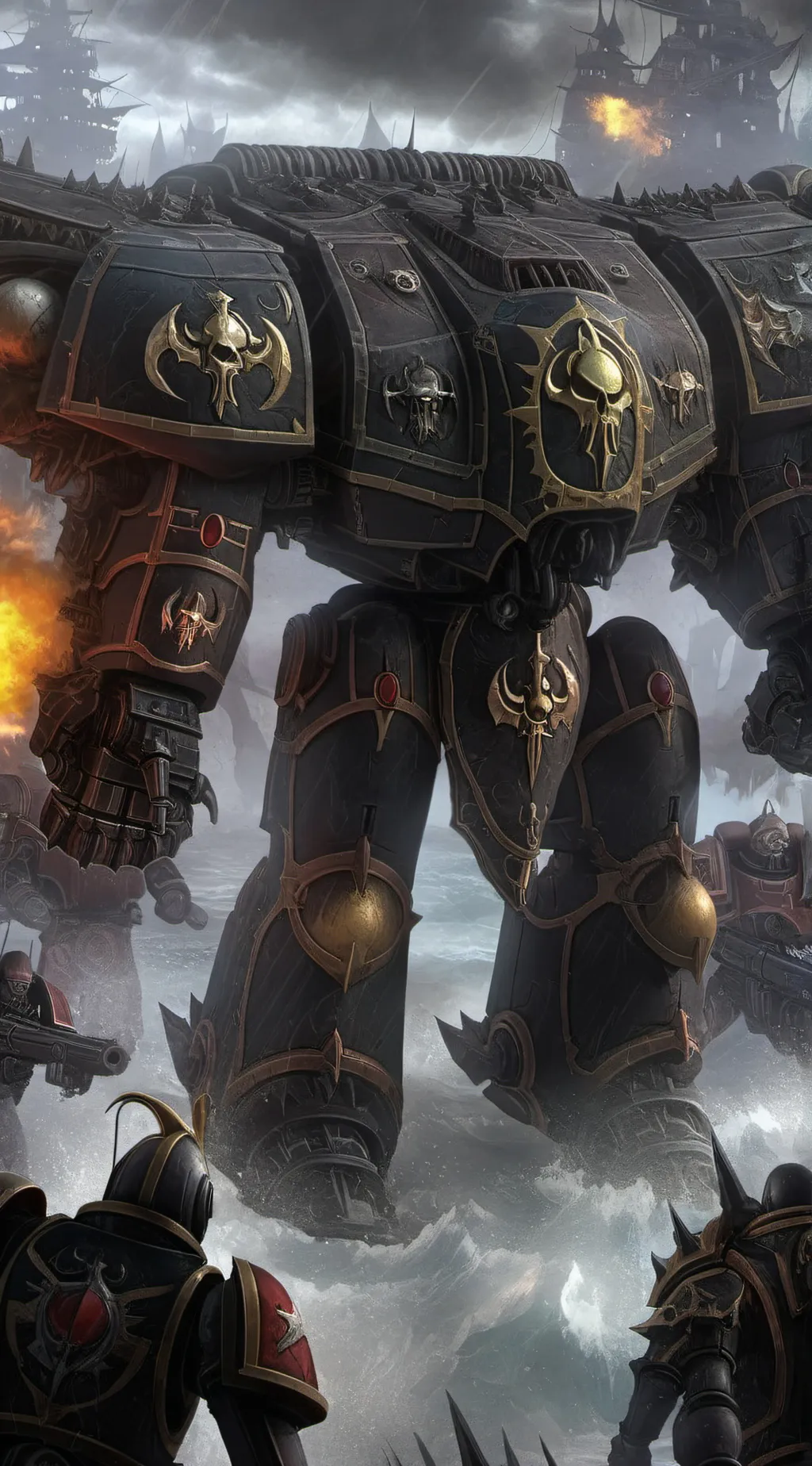ai character: chaos dreadnought background